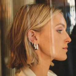 Jewellery|Dr. Martens Daisy London x Polly Sayer Mini Chubby Square Earrings
