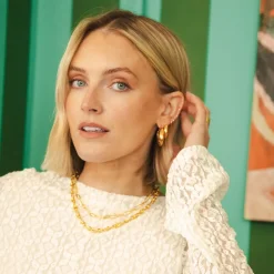 Jewellery|Anni Lu Daisy London X Polly Sayer 18K Gold-Plated Earrings
