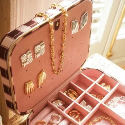 Jewellery|Dr. Martens Daisy London x Polly Sayer Mulberry Cotton-Canvas Jewellery Case