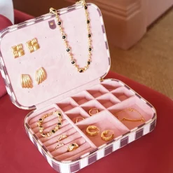 Jewellery|Dr. Martens Daisy London x Polly Sayer Mulberry Cotton-Canvas Jewellery Case