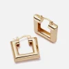 Jewellery|Dr. Martens Daisy London X Polly Sayer Gold-Plated Chubby Square Earrings