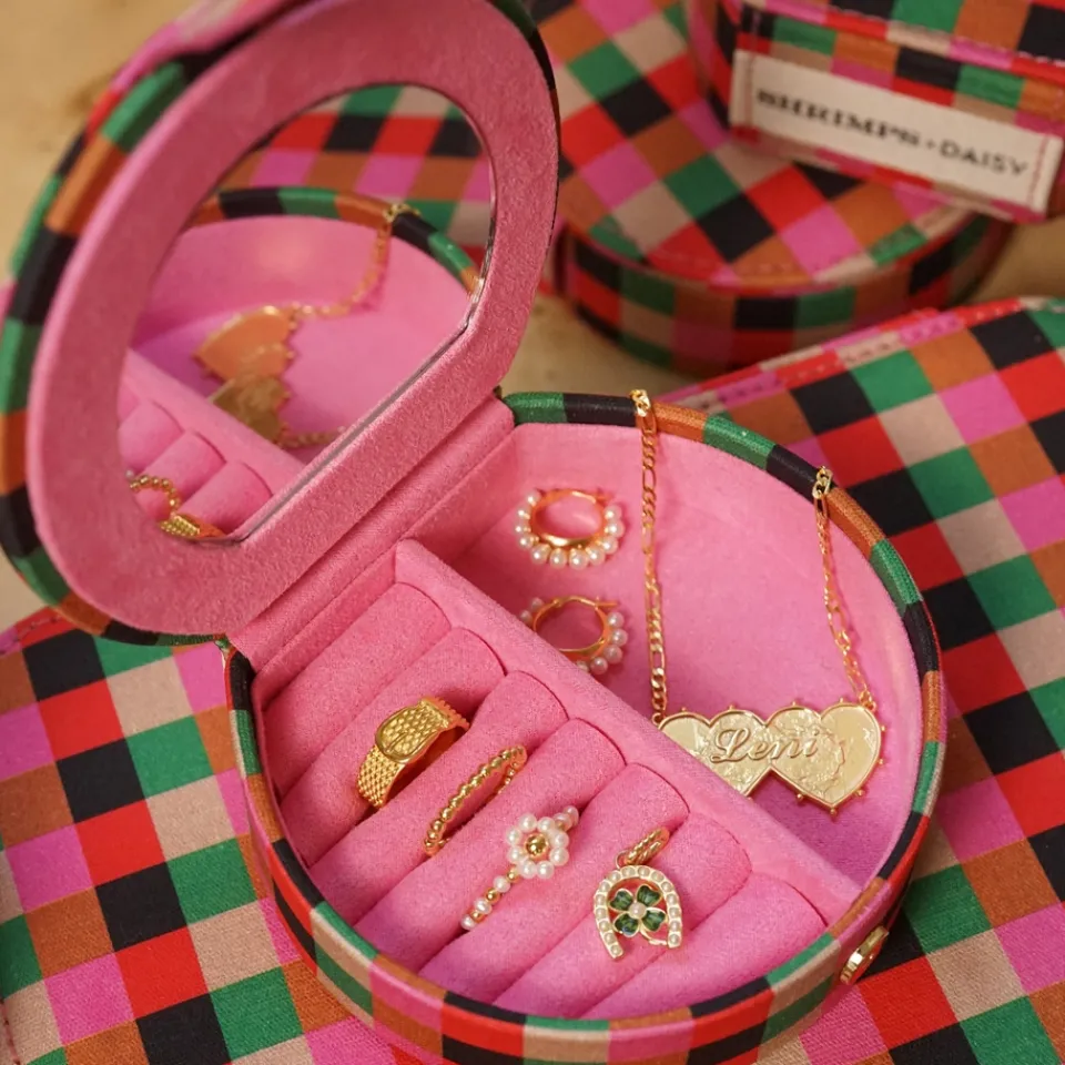Jewellery|Dr. Martens Daisy London x Shrimps Compact Cotton-Canvas Jewellery Case