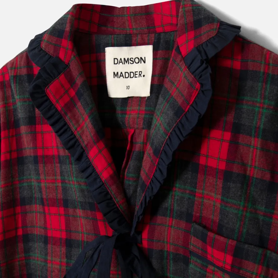 Loungewear|Vivienne Westwood Damson Madder Antonella Cotton-Flannel Pyjamas - UK 6