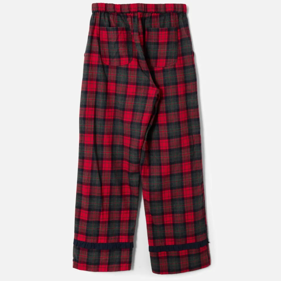 Loungewear|Vivienne Westwood Damson Madder Antonella Cotton-Flannel Pyjamas - UK 6