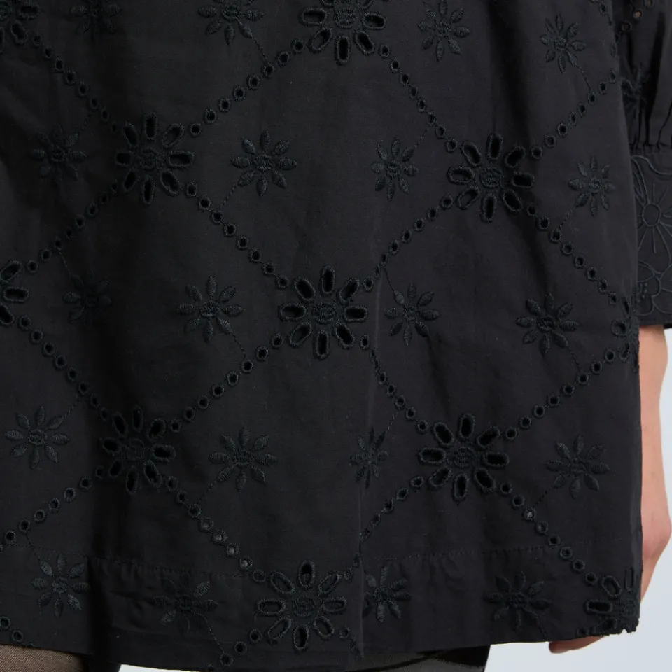 Dresses|Dresses|Ganni Damson Madder Candice Cotton-Poplin Collared Mini Dress - UK 6