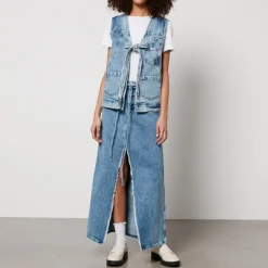 Skirts|Skirts|Dr. Martens Damson Madder Kaia Denim Maxi Skirt - UK 16