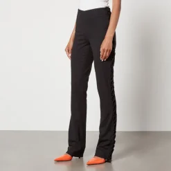 Trousers|Dr. Martens De La Vali Elena Crepe Flared Trousers - UK 6