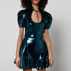 Dresses|Dresses|Dr. Martens De La Vali Puff Sleeve Sequined Mini Dress - UK 6