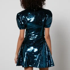 Dresses|Dresses|Dr. Martens De La Vali Puff Sleeve Sequined Mini Dress - UK 6