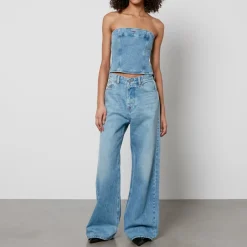 Co-Ord Sets|T-Shirts And Tops|Dr. Martens Diesel De-Ville Denim Strapless Top - XS