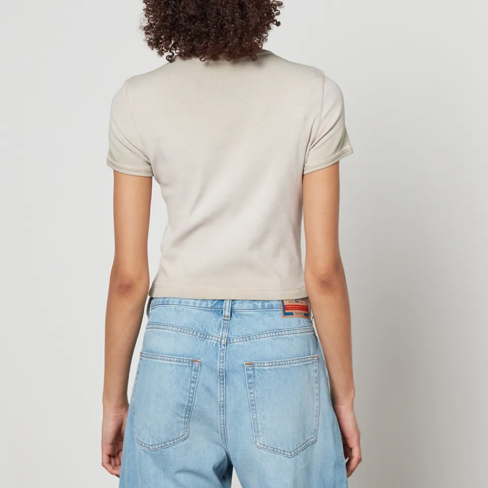 Loungewear|T-Shirts And Tops|Dr. Martens Diesel T-Ele Logo-Print Stretch-Cotton T-Shirt - XXS