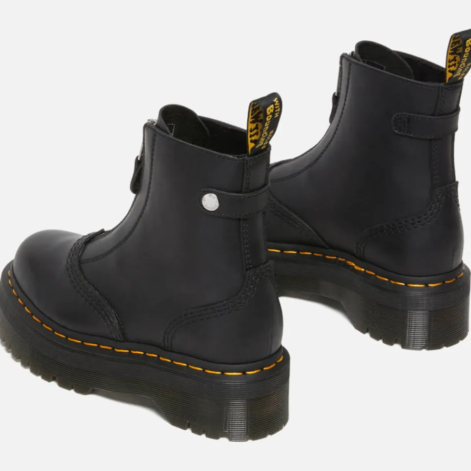 Boots|Dr. Martens Jetta Zip Front Leather Boots - UK 3