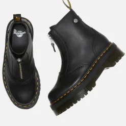 Boots|Dr. Martens Jetta Zip Front Leather Boots - UK 3