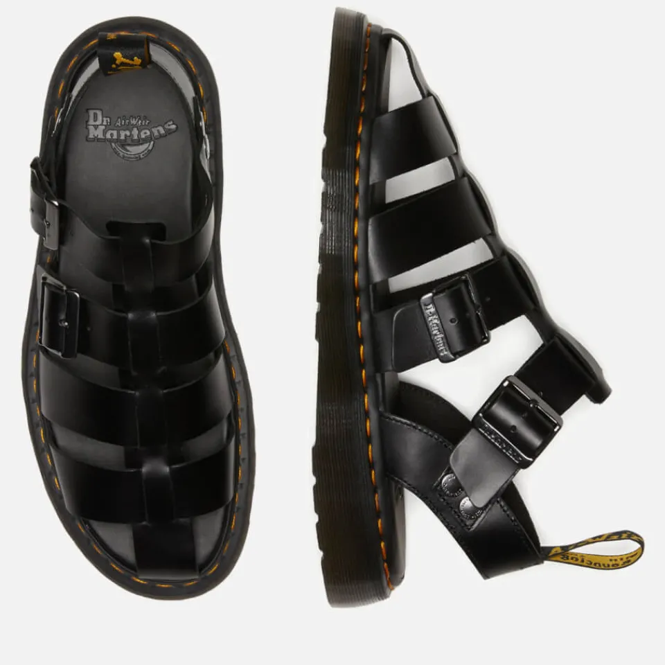 Sandals & Slides|Sandals|Birkenstock Dr. Martens Men's Leather Fisherman Sandals - UK 9
