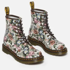 Boots|Dr. Martens Women's 1460 Floral-Print Leather 8-Eye Boots - UK 3