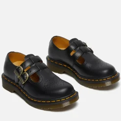 Flats|Dr. Martens Women's 8065 Leather Mary-Jane Shoes - UK 3