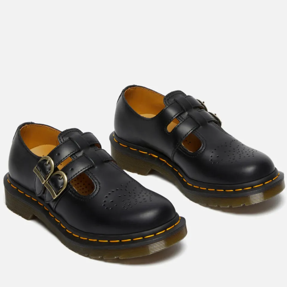 Flats|Dr. Martens Women's 8065 Leather Mary-Jane Shoes - UK 3