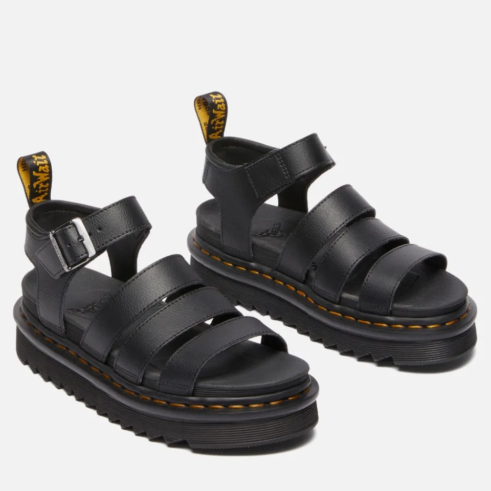 Sandals & Slides|Sandals|Dr. Martens Women's Blaire Leather Strappy Sandals - UK 3
