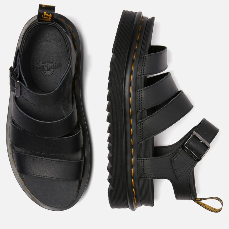 Sandals & Slides|Sandals|Dr. Martens Women's Blaire Leather Strappy Sandals - UK 3