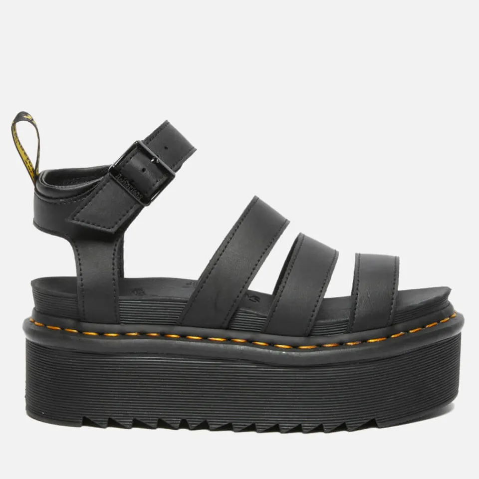 Sandals & Slides|Sandals|Dr. Martens Women's Blaire Quad Sandals - Black - UK 8