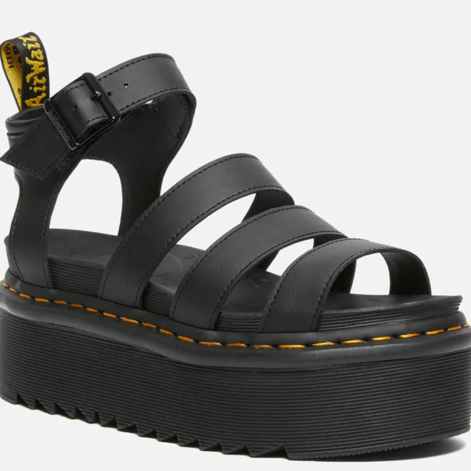 Sandals & Slides|Sandals|Dr. Martens Women's Blaire Quad Sandals - Black - UK 8