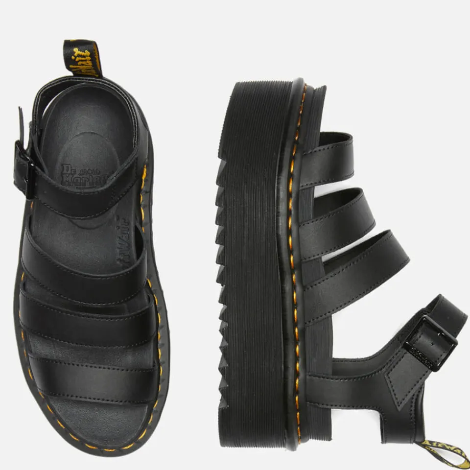 Sandals & Slides|Sandals|Dr. Martens Women's Blaire Quad Sandals - Black - UK 8