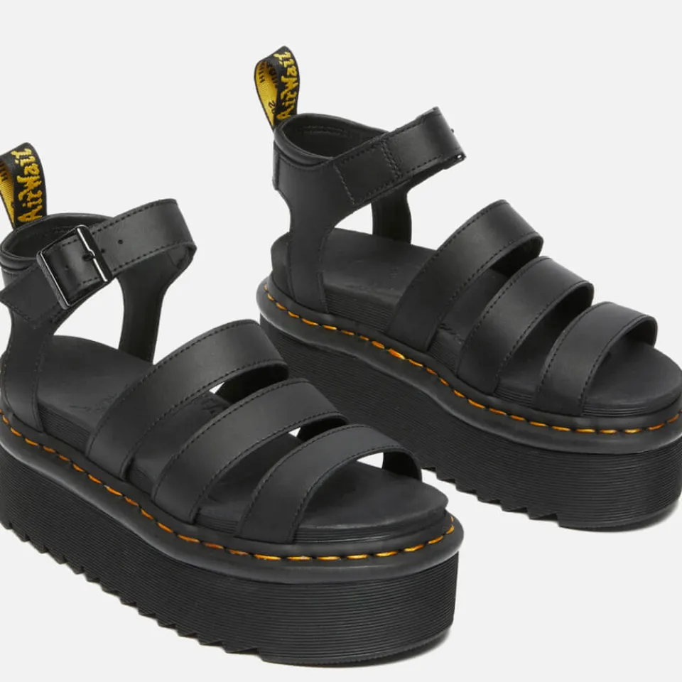 Sandals & Slides|Sandals|Dr. Martens Women's Blaire Quad Sandals - Black - UK 8