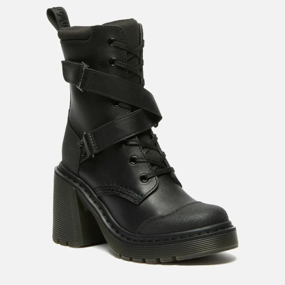 Boots|Marant Etoile Dr. Martens Women's Chesney Tech 8-Eye Heeled Leather Boots - UK 3