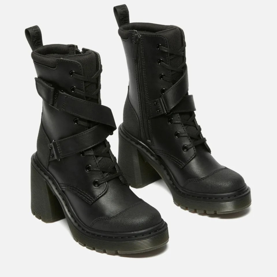 Boots|Marant Etoile Dr. Martens Women's Chesney Tech 8-Eye Heeled Leather Boots - UK 3