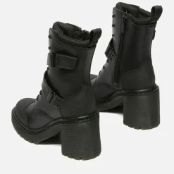 Boots|Marant Etoile Dr. Martens Women's Chesney Tech 8-Eye Heeled Leather Boots - UK 3
