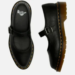 Flats|Dr. Martens Women's Elphie Leather Mary Jane Shoes - UK 3
