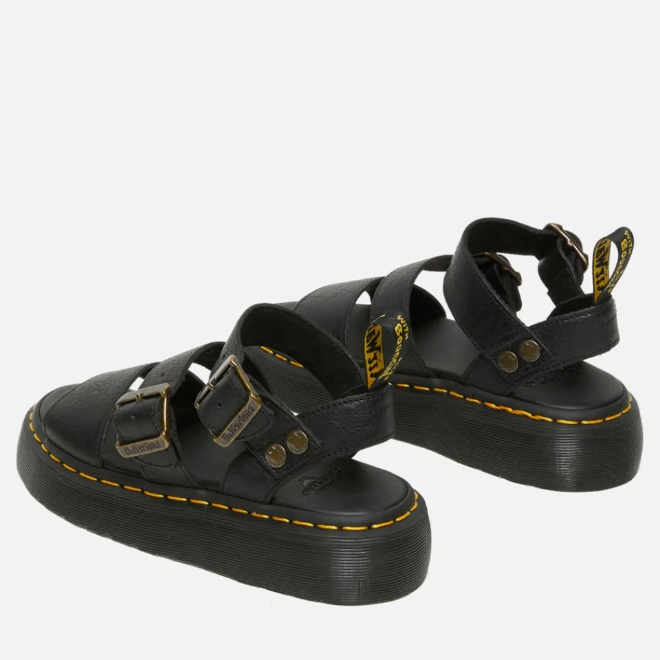 Sandals & Slides|Sandals|Dr. Martens Women's Gryphon Quad Leather Sandals - UK 4