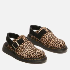 Flats|Dr. Martens Women's Jorge II Leopard Leather Mules - UK 3