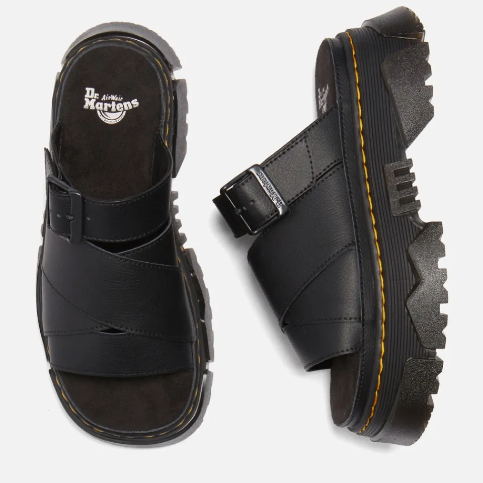 Sandals & Slides|Sandals|Dr. Martens Women's Mattison Leather Slide Sandals - UK 3