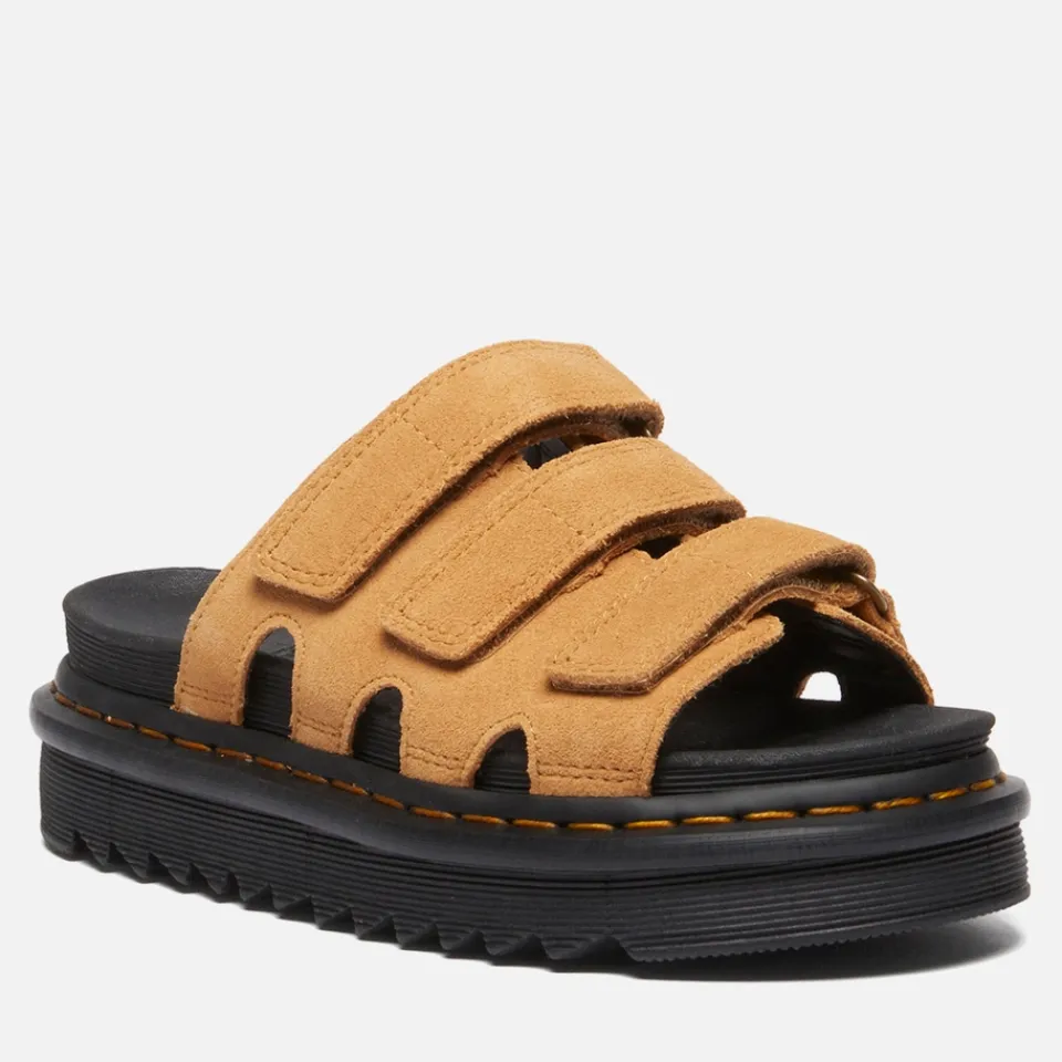 Sandals & Slides|Sandals|Dr. Martens Women's Raine Suede Slide Sandals - UK 3
