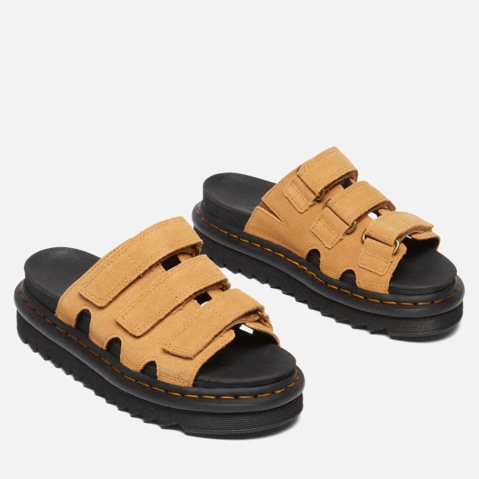 Sandals & Slides|Sandals|Dr. Martens Women's Raine Suede Slide Sandals - UK 3