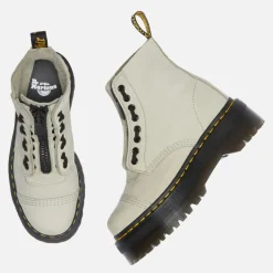 Boots|Dr. Martens Women's Sinclair Leather Zip Front Boots - UK 3