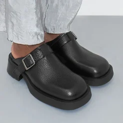Flats|SUI AVA E8 by Miista Women's Aroa Leather Mules - UK 4