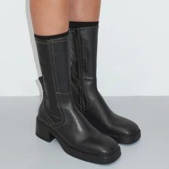 Boots|Dr. Martens E8 by Miista Women's Fabi Heeled Leather Chelsea Boots - UK 6