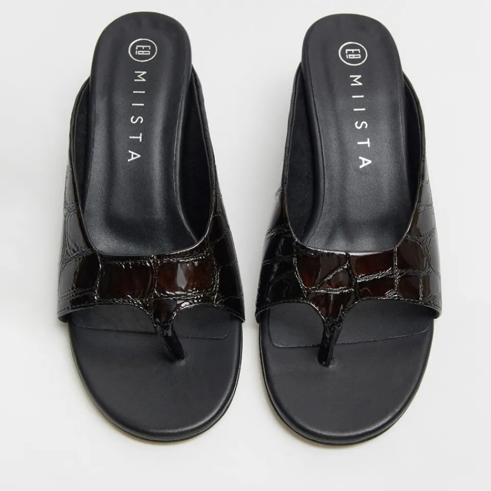 Heels|BY FAR E8 by Miista Women's Palmira Leather Heeled Mules - UK 3