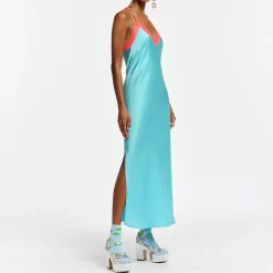 Dresses|Dresses|Dr. Martens Essentiel Antwerp Feist Lace-Trimmed Satin Dress - UK 16