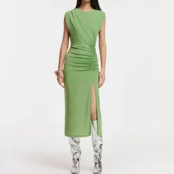 Dresses|Dresses|Toit Volant Essentiel Antwerp Fruili Gathered Woven Maxi Dress - XS