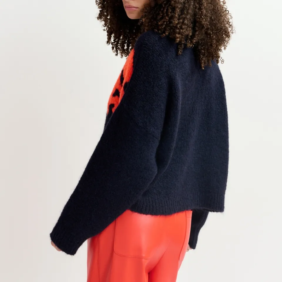 Loungewear|Knitwear|Jakke Essentiel Antwerp Garcon Intarsia Knit Jumper - S
