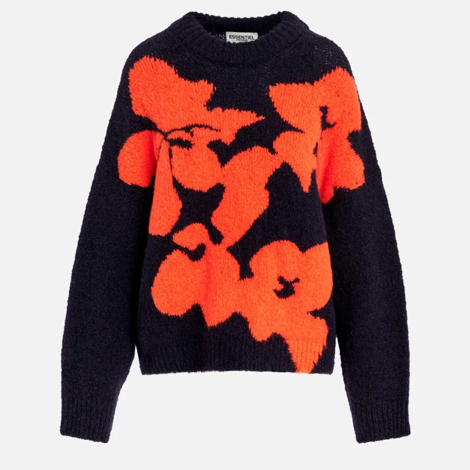 Loungewear|Knitwear|Jakke Essentiel Antwerp Garcon Intarsia Knit Jumper - S
