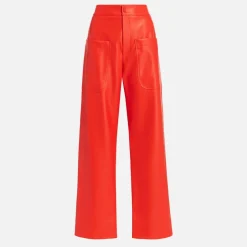 Trousers|Dr. Martens Essentiel Antwerp Grate Faux Leather Trousers - EU 34/UK 6