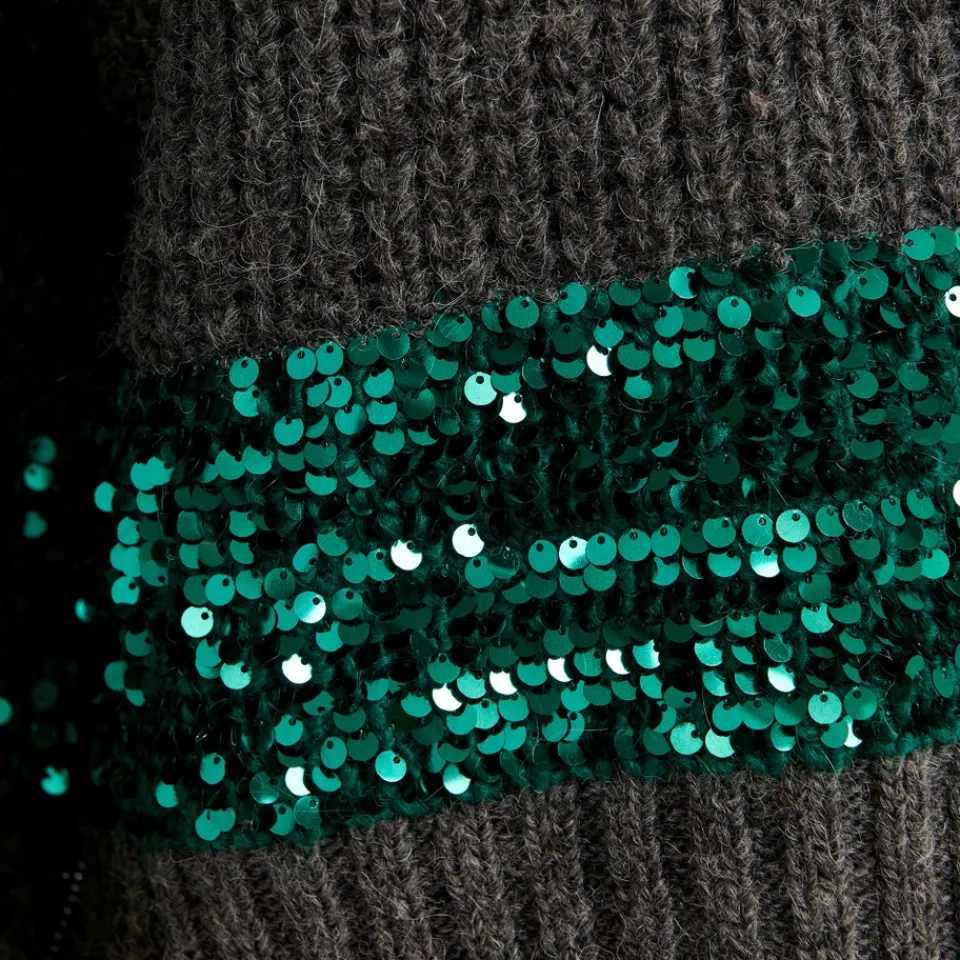 Knitwear|Essentiel Antwerp Group Sequin Knit Pullover - S