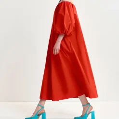 Dresses|Dresses|Essentiel Antwerp Hamille Off-The-Shoulder Poplin Dress - EU 34/UK6