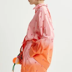 T-Shirts And Tops|Shirts And Blouses|Dr. Martens Essentiel Antwerp Harkan Embellished Cotton-Poplin Shirt - EU 34/UK6