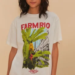 Loungewear|T-Shirts And Tops|Anine Bing Farm Rio From Brasil To The World Cotton-Jersey T-Shirt - M