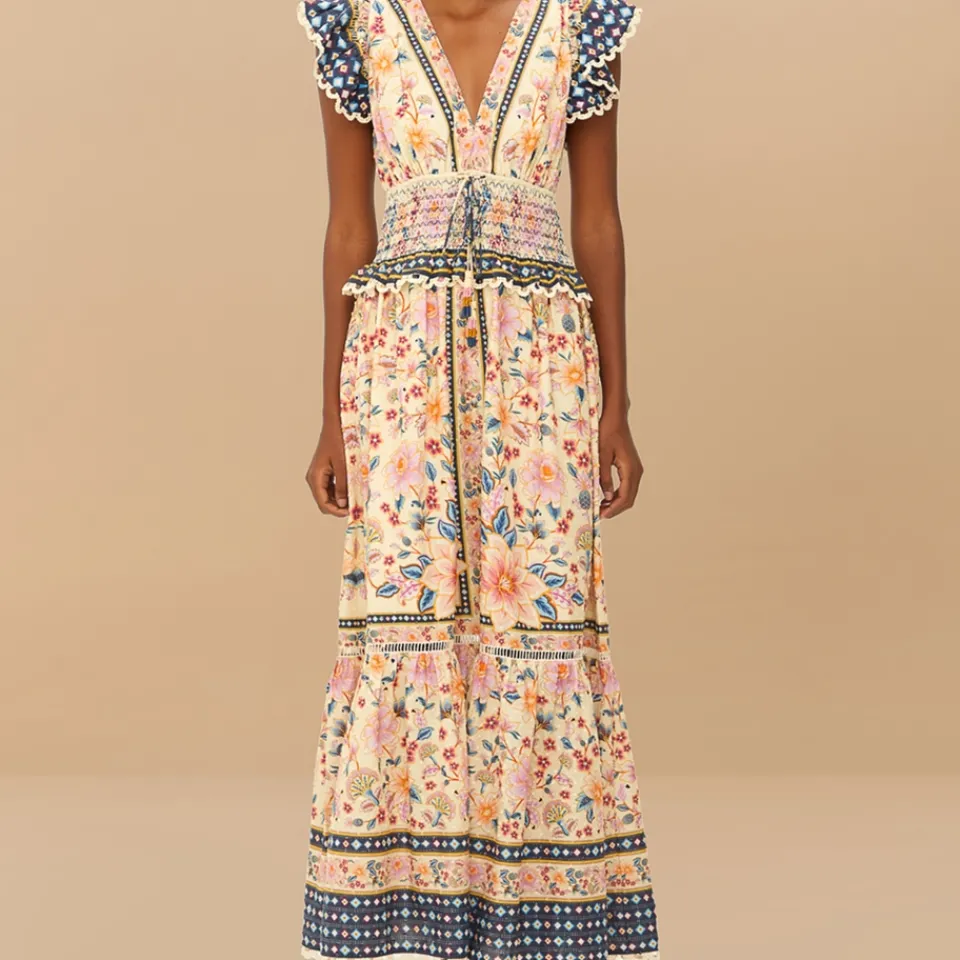 Dresses|Dresses|RIXO Farm Rio Superbloom Tapestry Cotton Maxi Dress - L